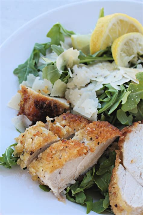 Place 1 chicken breast, with the long side for arugula, spinach, for panko breadcrumbs and for fontina i used another soft cheese. Panko Chicken Breast With Arugula And Provolne - Work ...