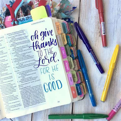 Best Pens For Bible Journaling Scribbling Grace