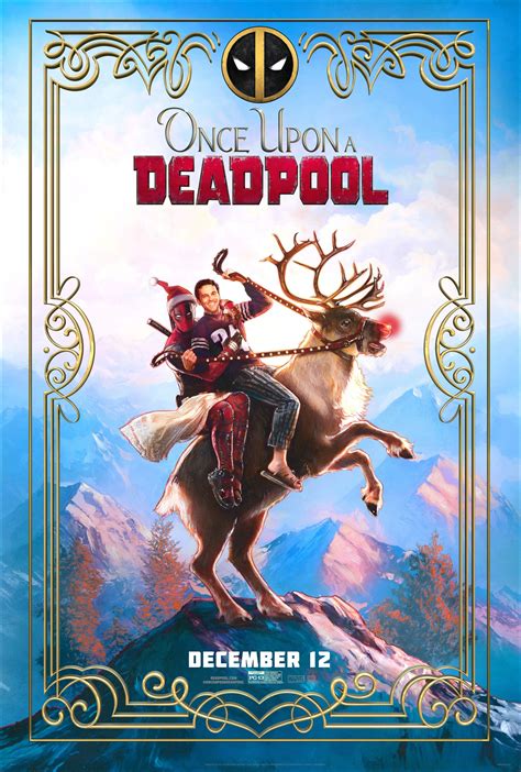 2018, сша, фантастика, комедии, боевики. Once Upon a Deadpool Poster Takes Fred Savage & Rudolph on ...