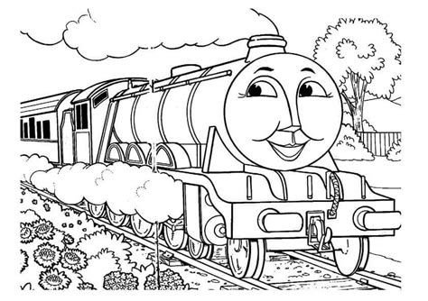 The Big Express Engine Thomas And Friends Gordon Coloring Pages