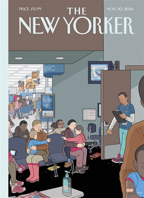 The new yorker's cover editor françoise mouly interviewed cartoonist chris ware about his cover for the sep 21 issue. Chris Ware's "Protocol" for the New Yorker | Drawn & Quarterly