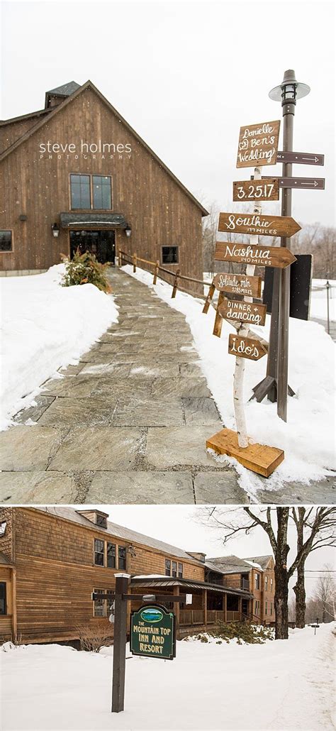 Wedding Sign With Dates Special Locations At The Mountain Top Inn And