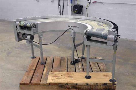Suh Systems Model 01 640 180 Degree Belt Type Conveyor Boggs Equipment
