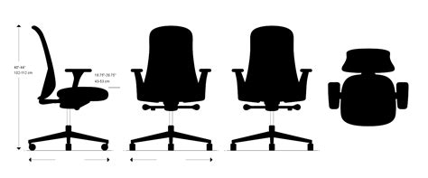 Office Desk Chairs Dimensions And Drawings Dimensionsguide