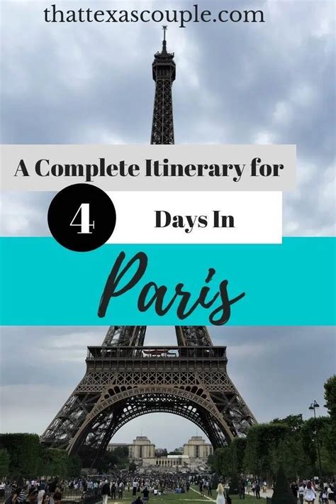 An Incredible 4 Day Paris Itinerary For Couples Paris Itinerary