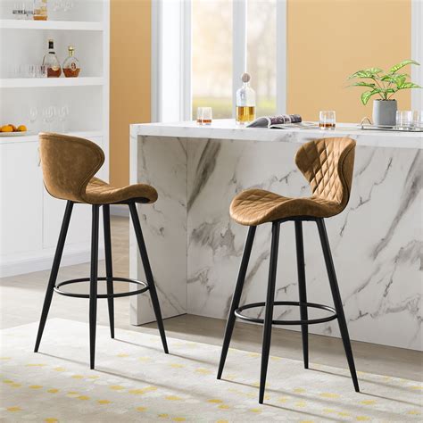 Tribesigns Counter Height Stools Bar Stools Set Of 2 Counter Chairs