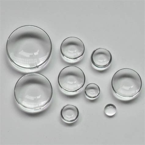 Bulk Clear Glass Round Domed Cabochon 81012141618202530mm Diy Craft Ebay
