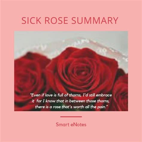 The Sick Rose By William Blake Summary And Questions Smart Enotes