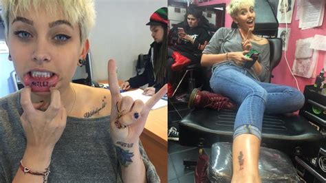 Paris Jackson Gets Another Fierce Tattoo Gets Shout Out