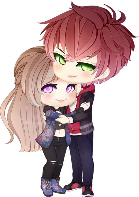 Chibi Couple Comm For Yuiannii By X Cute Kitty X On Deviantart