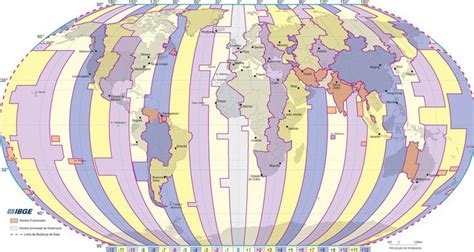 Mundo Fusos Horários Geografia Fuso horário Mapa de fuso horário