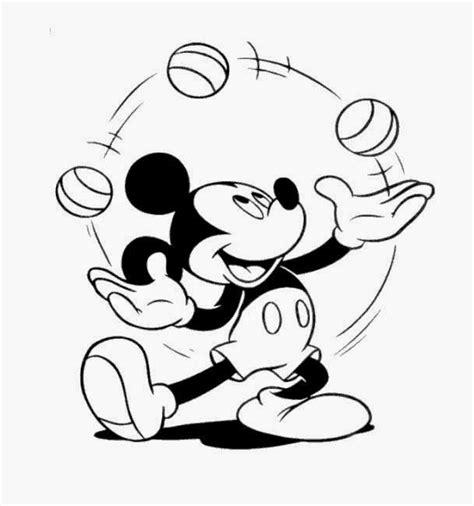 Dibujos Para Colorear Mickey Páginas Imprimibles