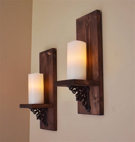 The most common modern rustic sconce material is metal. Rustic Wall Decor, Wall Sconce (Set of 2), Modern Rustic ...