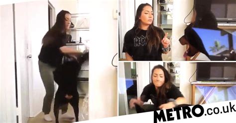 Youtuber Insists Shes Not A Dog Abuser As She Appears To Spit On Pet