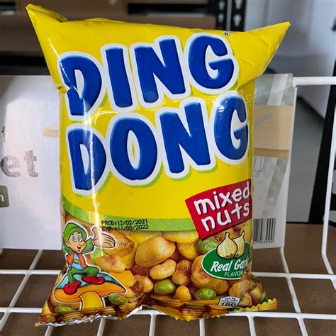 ding dong real garlic mixed nuts 95g