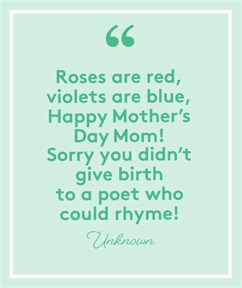 Mothers Day Poems That Will Make Mom Laugh And Cry Real Simple