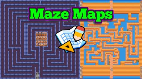 Maze Maps In Brawlstars Map Maker Youtube
