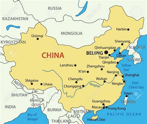 Map Of China Yellow Sea Yellow Sea China Map Eastern Asia Asia