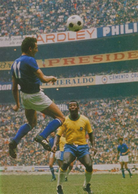 The 1970 fifa world cup, the ninth staging of the world cup, was held in mexico, from 31 may to 21 june. Gigi Riva and Pele, World Cup final 1970 - Scraps from the ...