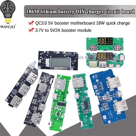 Dual Usb 5v Pd Mobile Power Bank 18650 Battery Charger Pcb Power Module