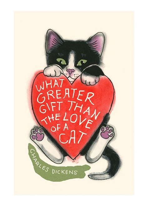 Typography Cat Illustration Cat Print What Greater T With Images