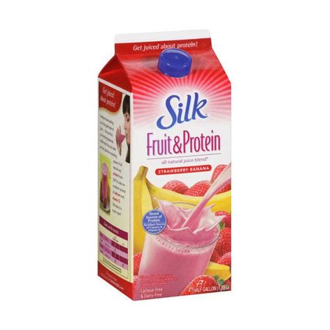 I like this protein because it tastes better than most, mixes well, and doesnt leave a bad after taste. Silk Silk Protein Strawberry Banana All Natural Juice ...