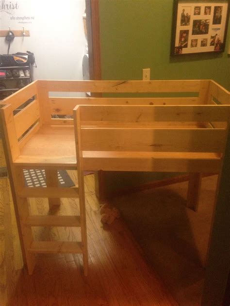 The space below the loft bed can be used to store furniture like a study desk or a coffee table and chairs. 5 Inexpensive DIY Toddler Beds With Storage