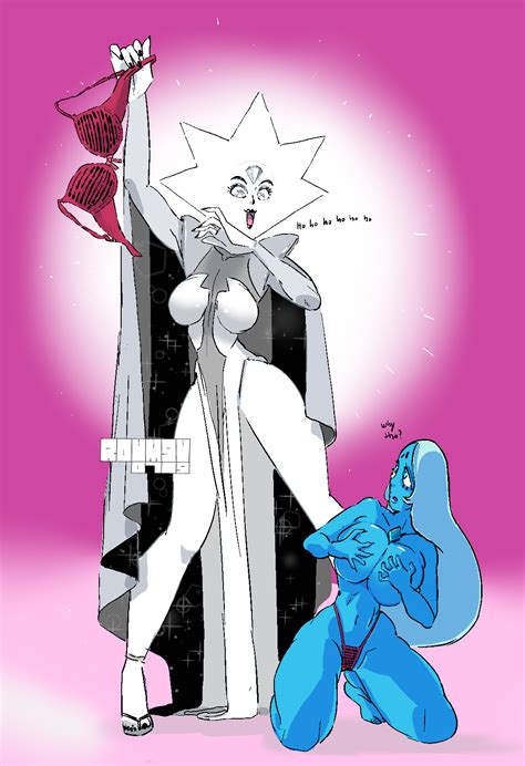 Rule 34 2girls Blue Diamond Steven Universe Bra Breasts Female Only