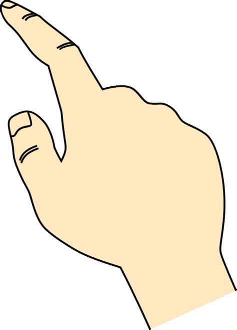 Pointing Finger Cartoon Png