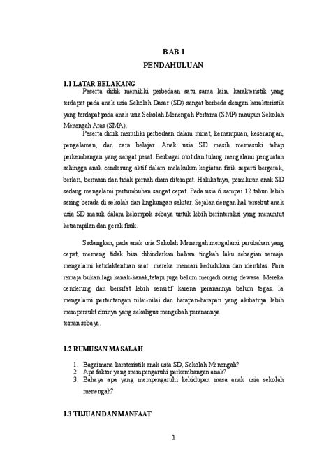 Makalah Tentang Perkembangan Anak Dan Remaja - Berkas Soalku