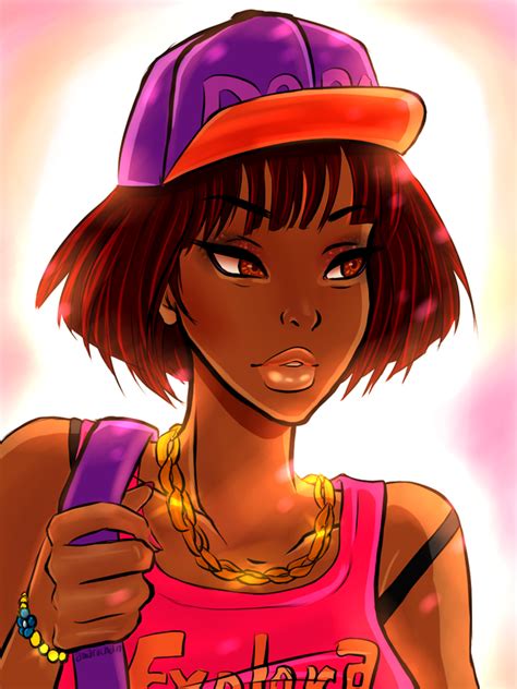 Dora The Explorer Merch Avaliable By Vivid K Black Women Art