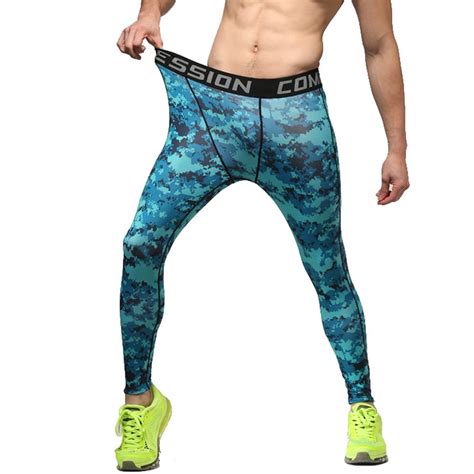 2016 Camouflage Men Pants Fitness Joggers Compression Tights Long Pants