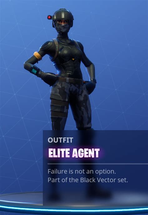 Elite Agent Skin Fortnite Elite Agent Outfits Fortnite Skins Fortnite