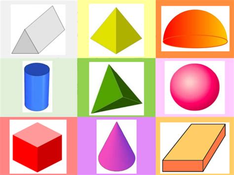 Count The Faces Edges Vertices Of 3d Shapes By Le1984 Teaching