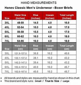 Men 39 S Size Chart