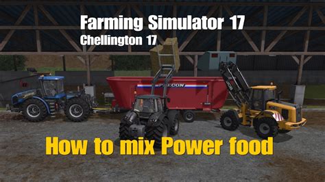 Farming Simulator 17 How To Mix Power Food Tmr Fs17 Ps4 Youtube