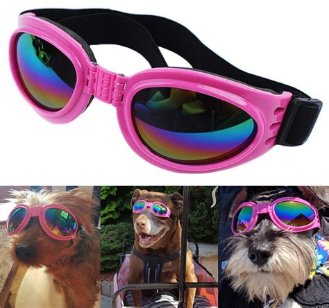 Qumy Dog Sunglasses Eye Wear Protection Waterproof Pet Goggles For Dogs