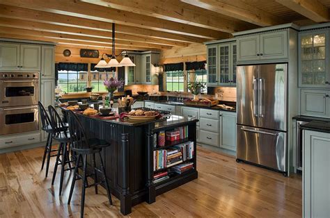24 Rustic Kitchens With Ideas To Elevate Your Design Log Home