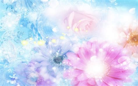 Free Download Blue Flowers Backgrounds 3840x2400 For Your Desktop