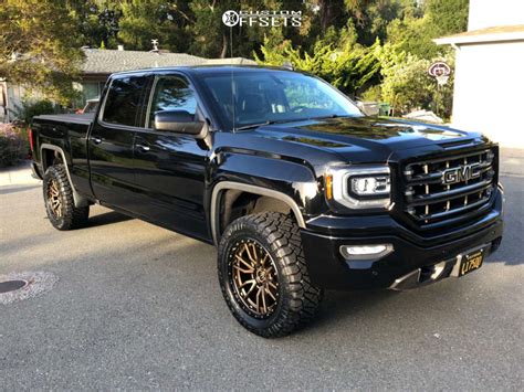 2017 Gmc Sierra 1500 With 20x9 1 Fuel Rebel And 33125r20 Nitto Ridge