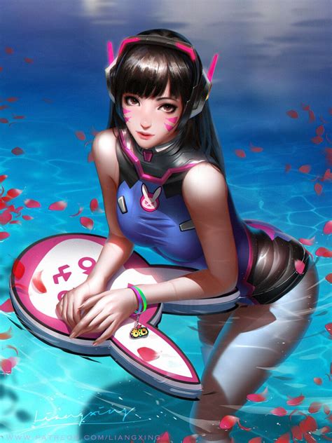 Dva Liang Xing On Artstation At Artworklv882g Overwatch