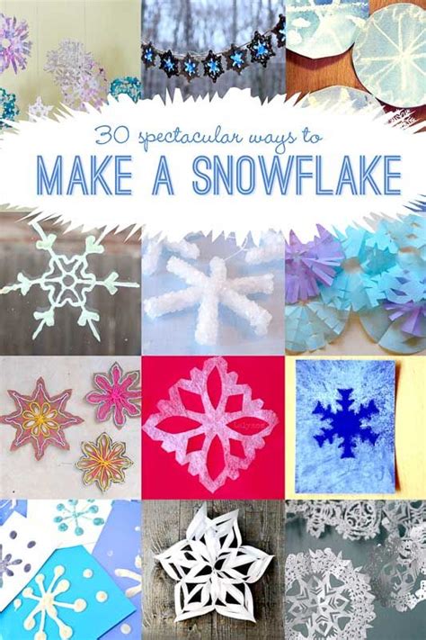 30 Easy Snowflake Crafts Kids Will Love To Make How To Make