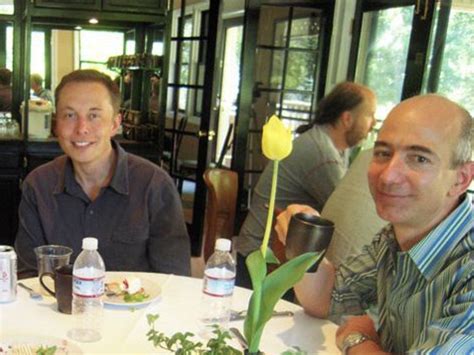 Elon Musk Jeff Bezos Pricey Blast From The Past Throwback Photo Of