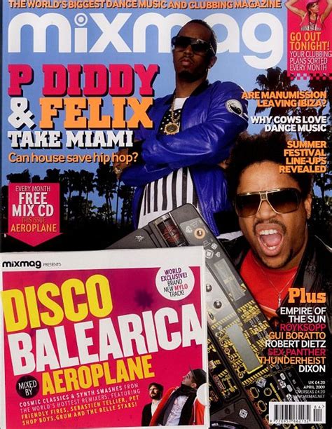 Mixmag Magazine Issue 215 April 2009 Feat P Diddy Felix New Clubs
