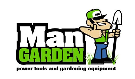 Exclusive customizable logo for sale garden design stocklogoscom. Strong Blokey Gardening Logo for 