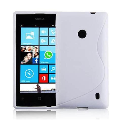 Nokia Lumia 520 521 Silikondeksel Case Hvit Elkjøp