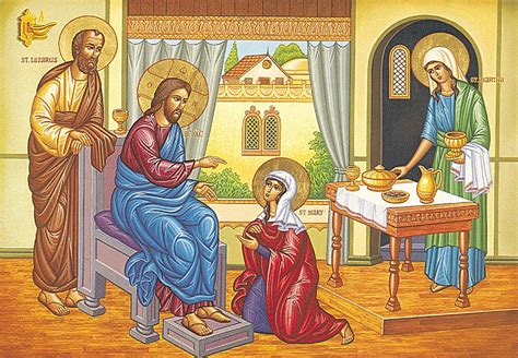 Saints Mary Martha And Lazarus Christian Examples Of Friendship And