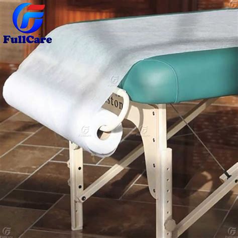Comfortable Non Woven Disposable Bed Sheet Roll For Beauty Salon From