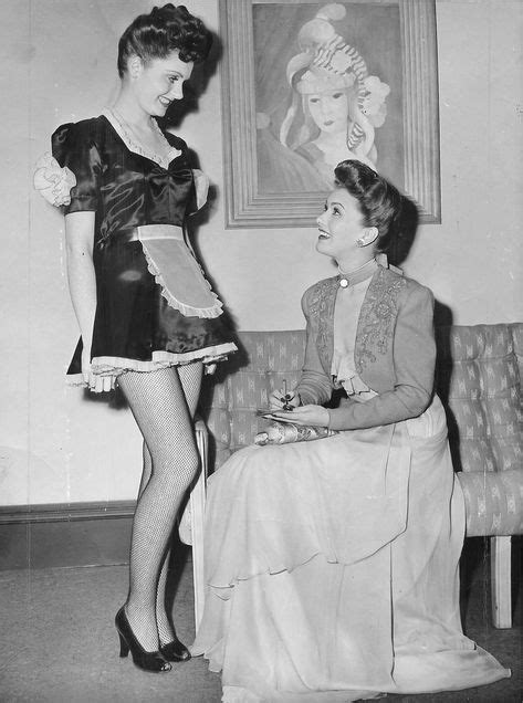 Pin By Camille Langtry On Ladies And Their Maids In 2019 Maid French Maid Old Hollywood Glamour