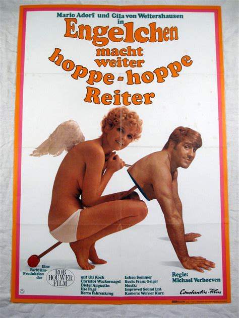 Engelchen Macht Weiter Hoppe Hoppe Reiter Poster Plakat Gila Weitershausen Ebay